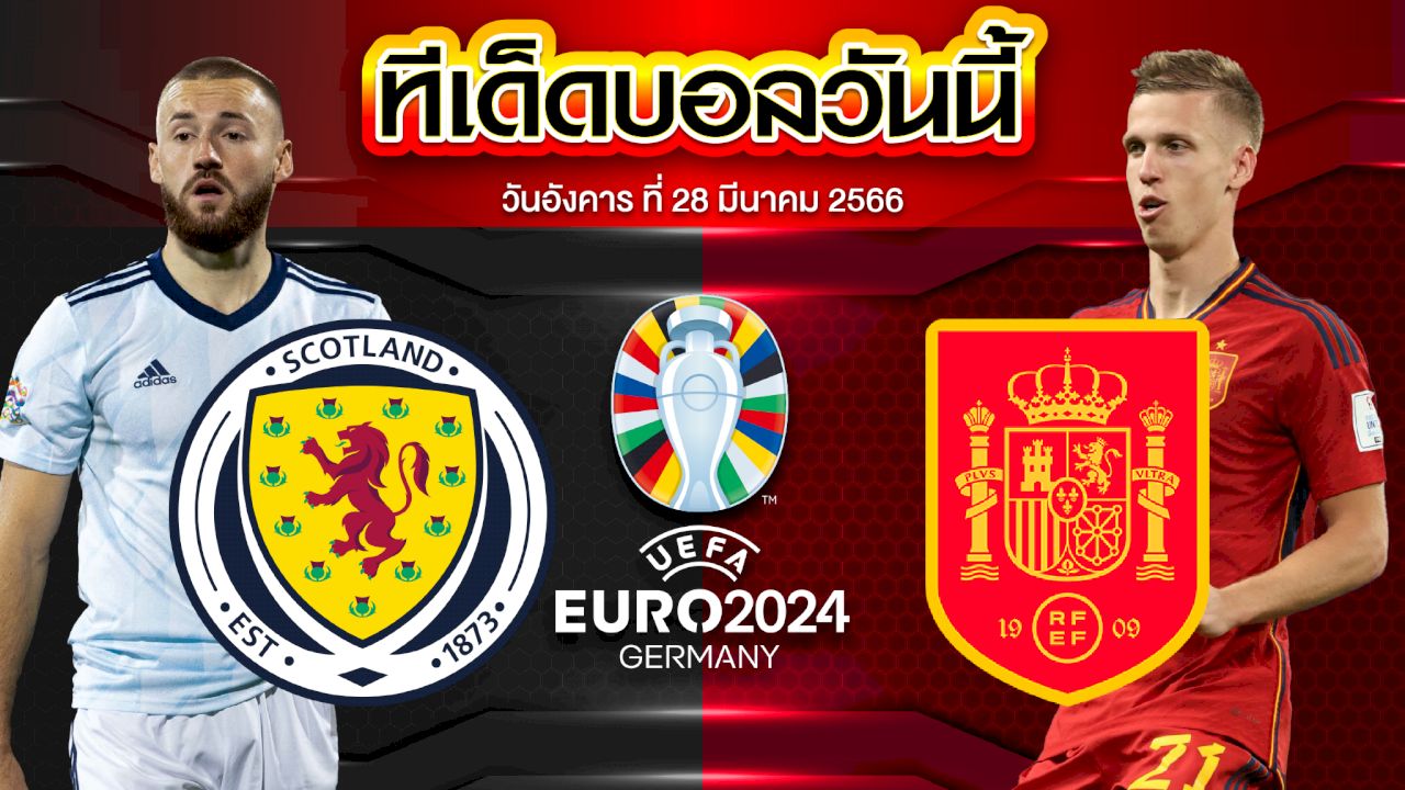 วิเคราะห์บอล ยูโร 2024 รอบคัดเลือก สกอตแลนด์ VS สเปน