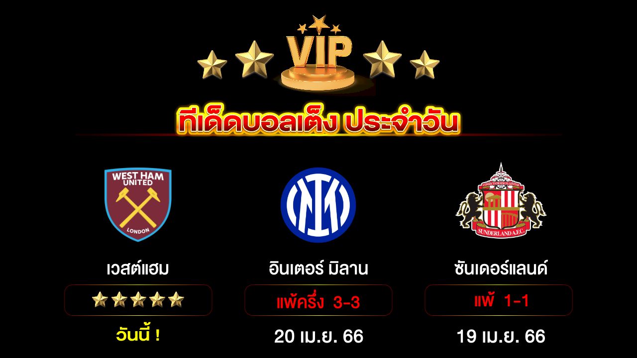 ทีเด็ดบอลเต็งประจำวัน 20 เม.ย. 66