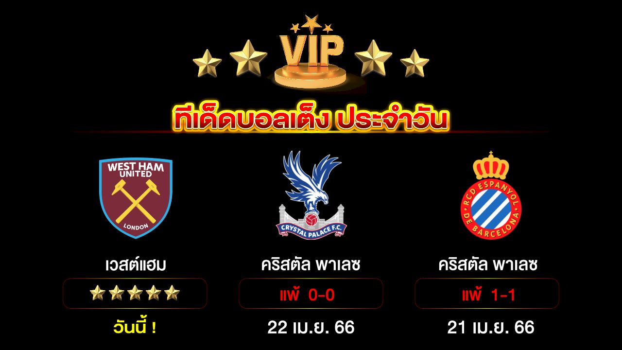 ทีเด็ดบอลเต็ง ประจำวัน