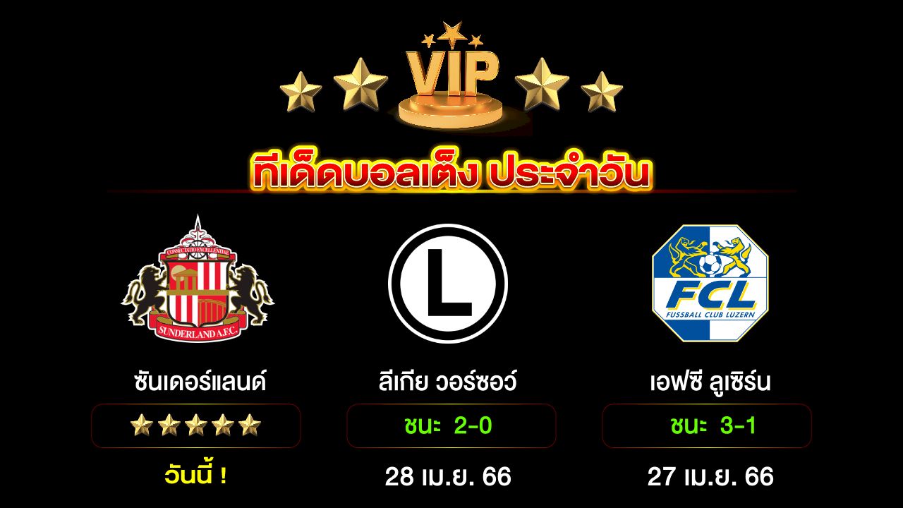 ทีเด็ดบอลเต็ง ประจำวัน