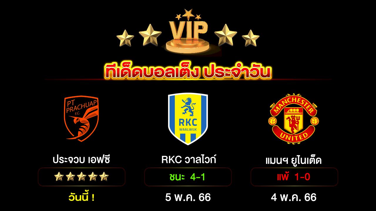 ทีเด็ดบอลเต็ง ประจำวัน