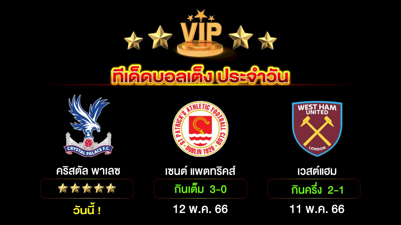 ทีเด็ดบอลเต็ง ประจำวัน