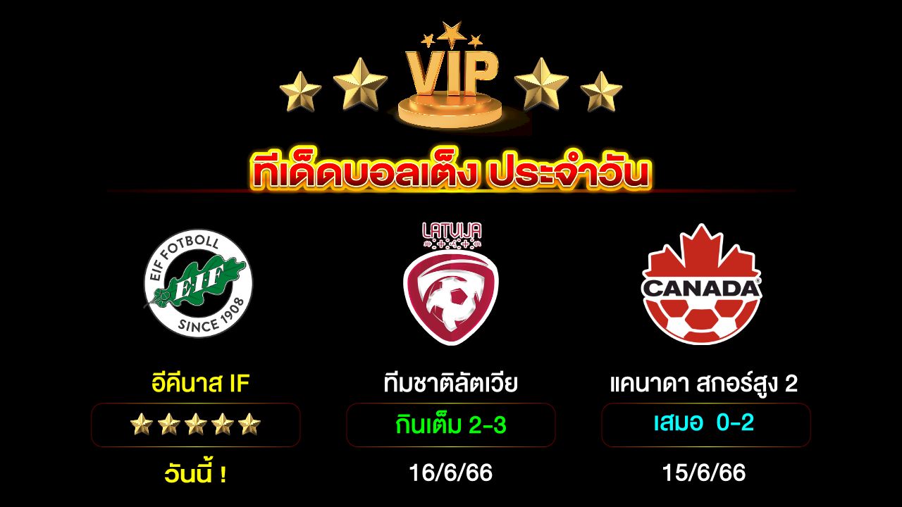 ทีเด็ดบอล เต็งประจำวัน