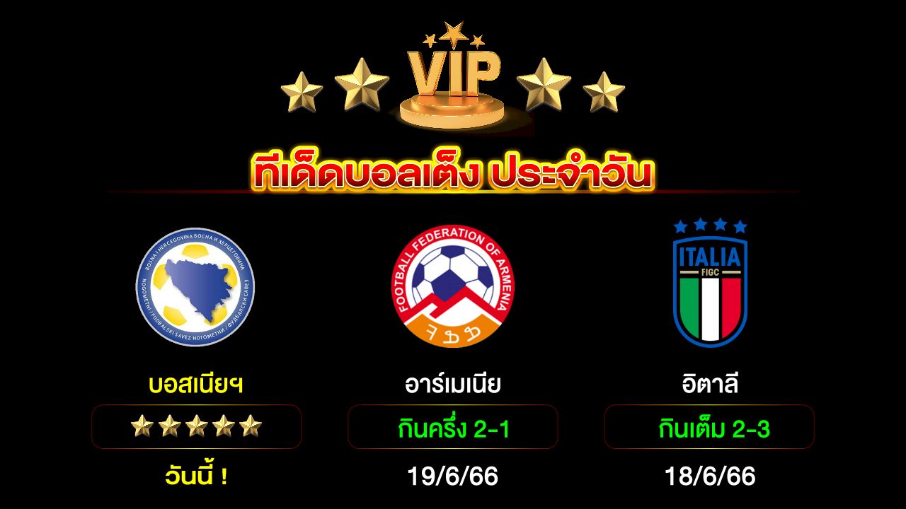 ทีเด็ดบอลเต็ง ประจำวัน