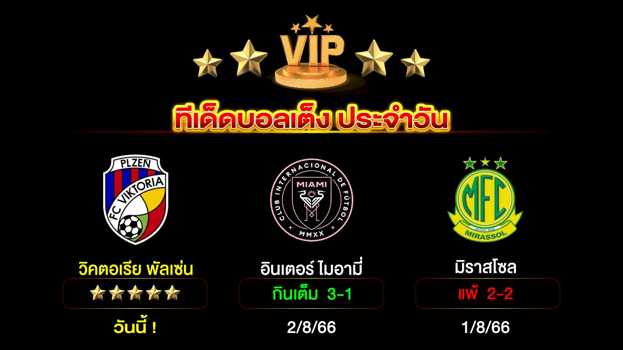 ทีเด็ดบอลเต็ง ประจำวัน