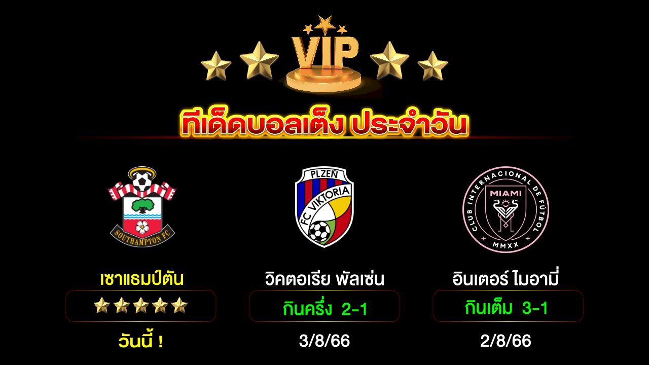 ทีเด็ดบอลเต็ง ประจำวัน