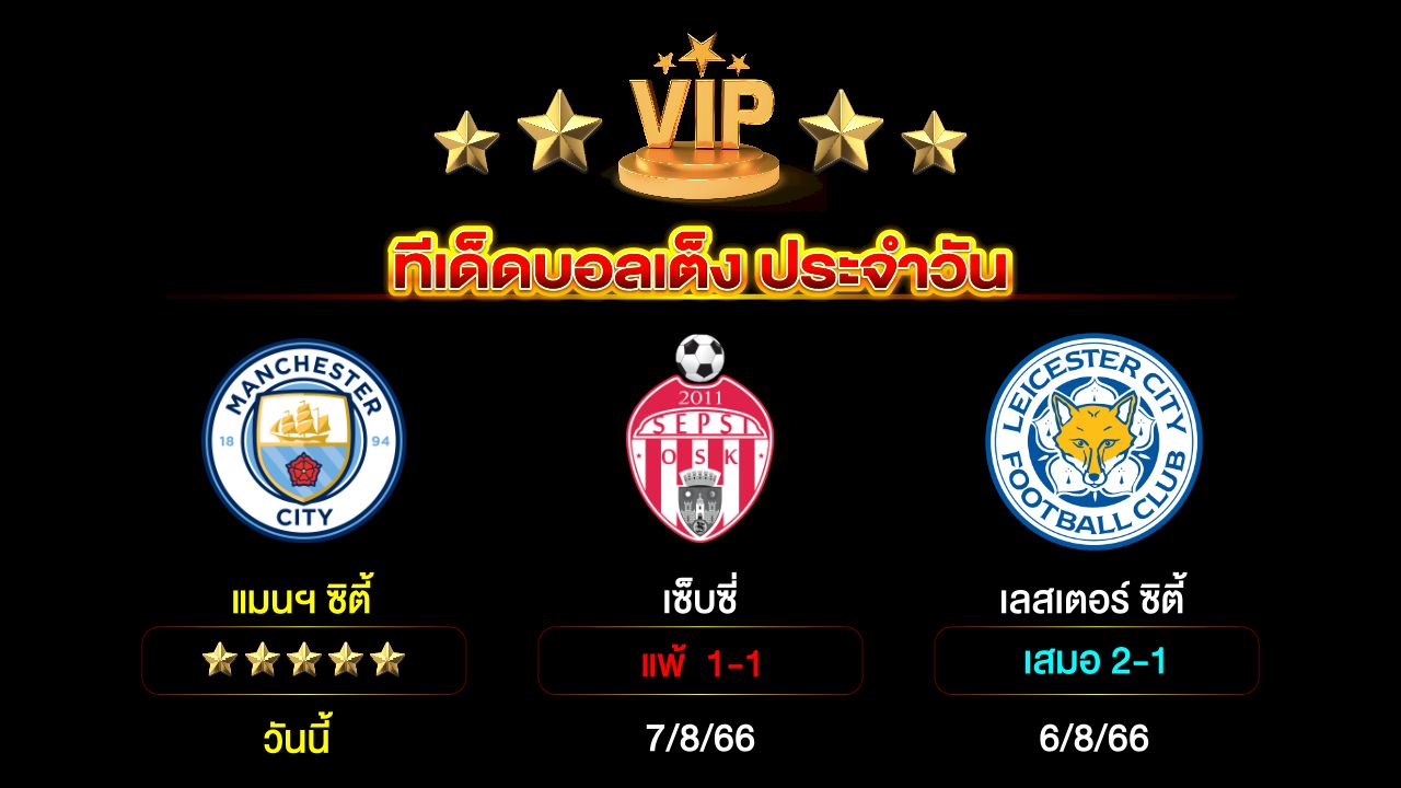 ทีเด็ดบอลเต็ง ประจำวัน