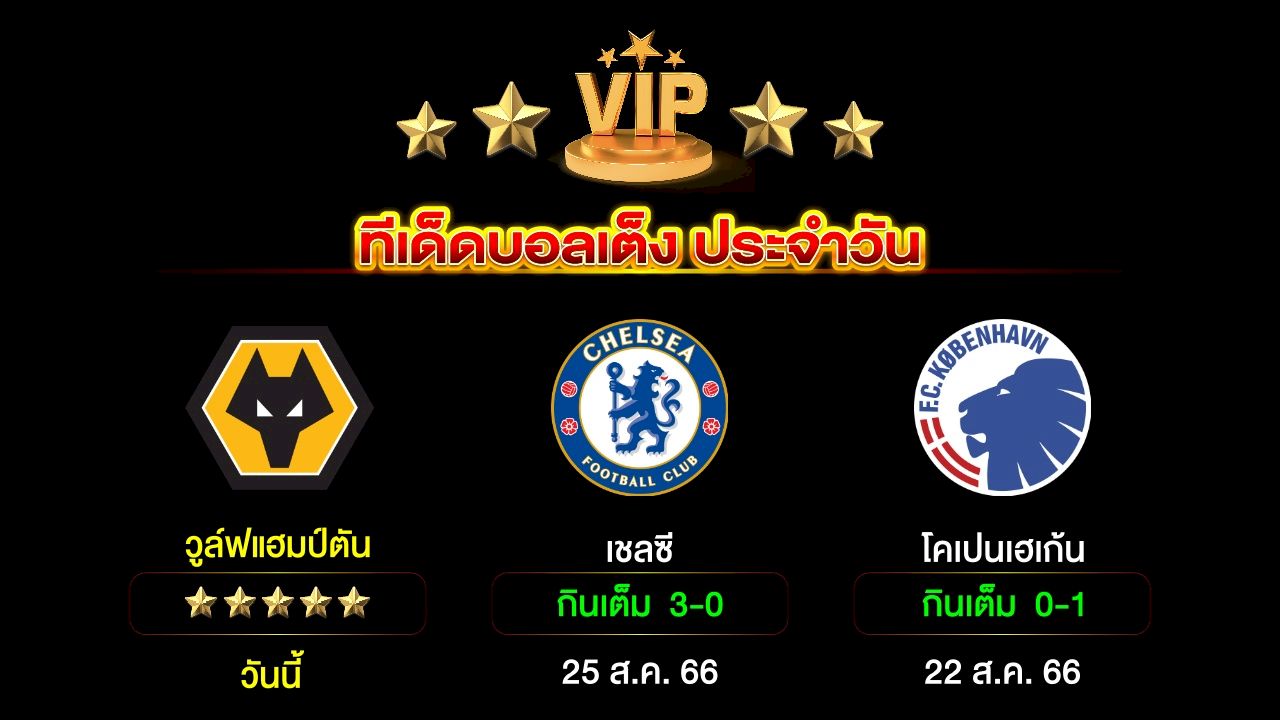 ทีเด็ดบอลเต็ง ประจำวัน