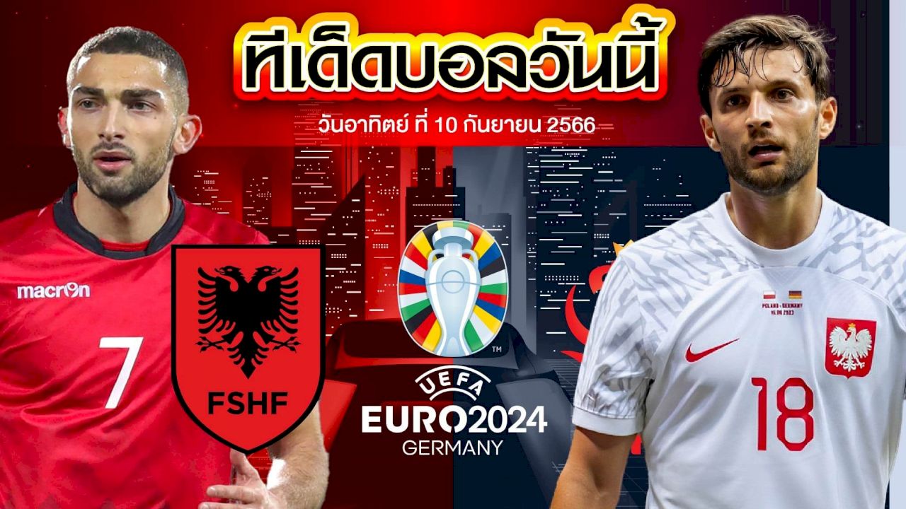 วิเคราะห์บอล ฟุตบอลยูโร 2024 แอลเบเนีย VS โปแลนด์