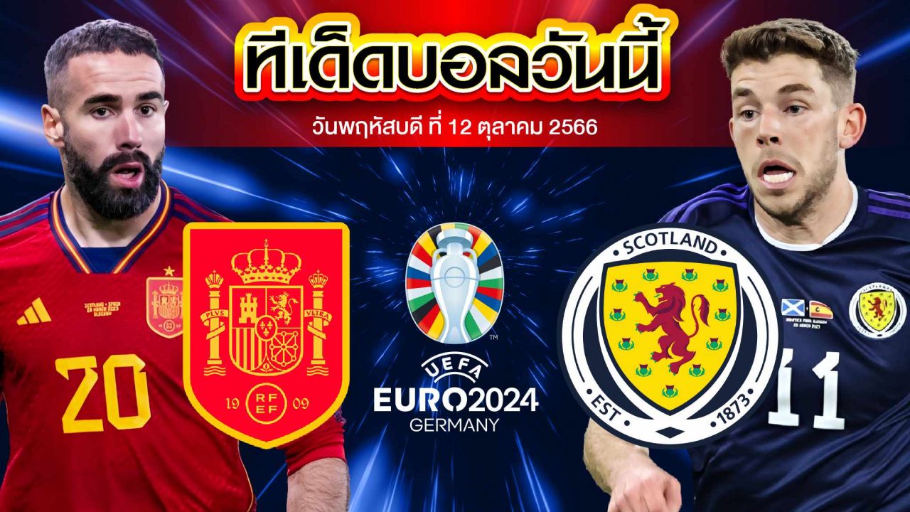 วิเคราะห์บอล ยูโร 2024 รอบคัดเลือก สเปน VS สกอตแลนด์
