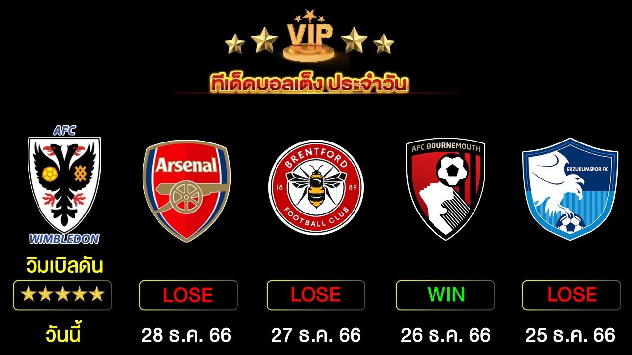 ทีเด็ดบอลเต็ง ประจำวันนี้