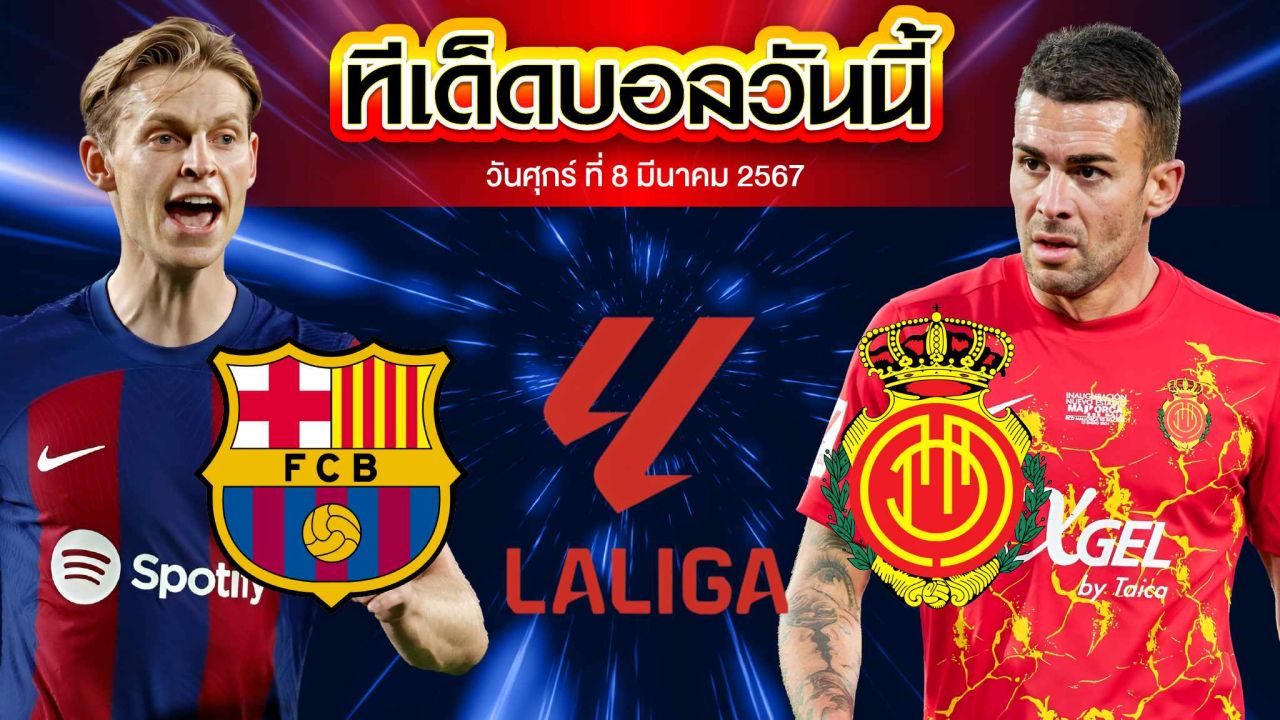 วิเคราะห์บอล ลาลีกา สเปน บาร์เซโลน่า VS มายอร์ก้า