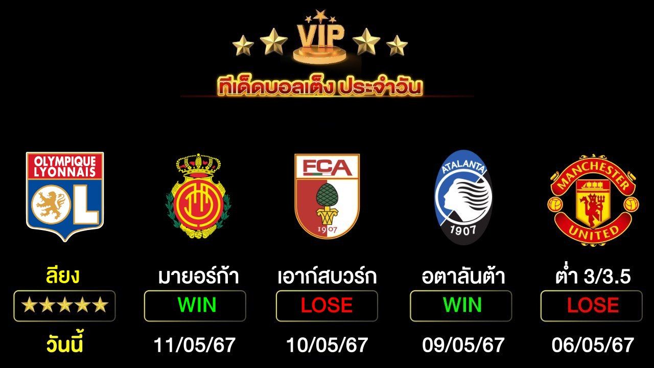 ทีเด็ดบอลเต็ง ประจำวันนี้