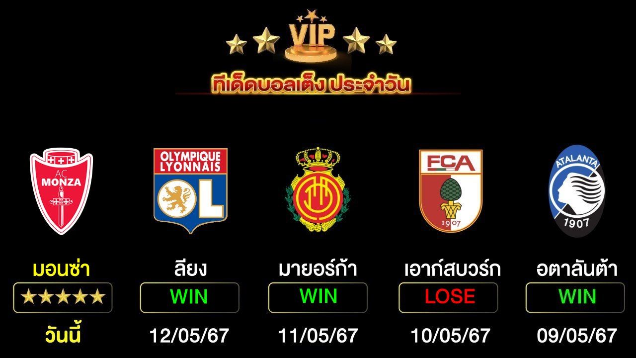 ทีเด็ดบอลเต็ง ประจำวันนี้