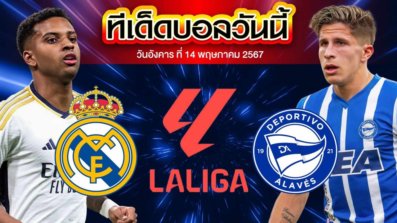 วิเคราะห์บอล ลาลีกา สเปน เรอัล มาดริด VS อลาเบส