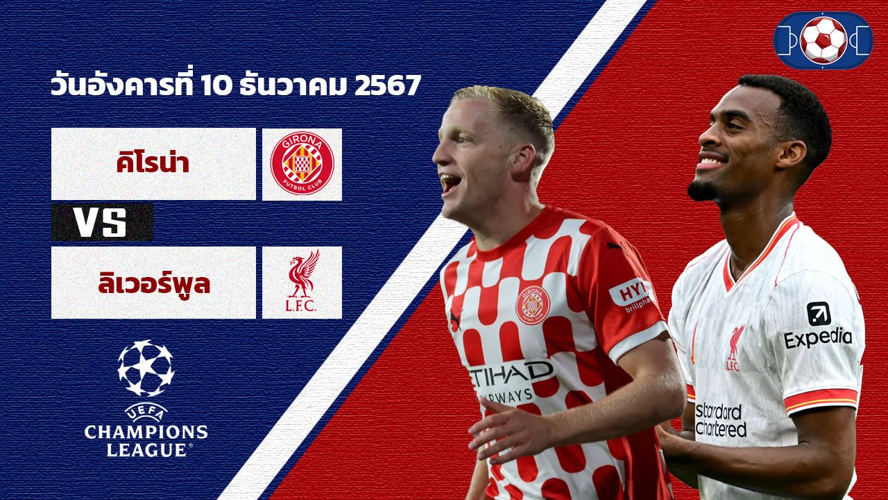 วิเคราะห์บอล แชมเปี้ยนส์ ลีก คิโรน่า vs ลิเวอร์พูล