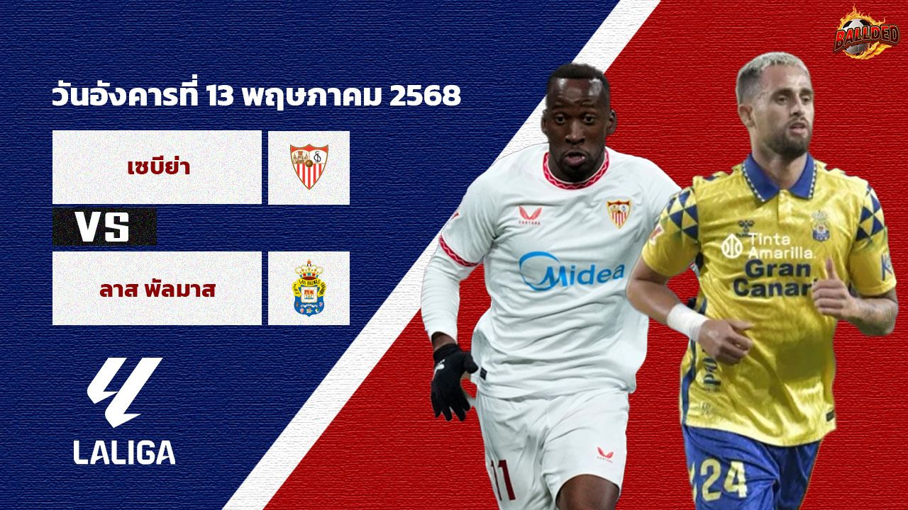 วิเคราะห์บอล ลา ลีกา เซบีย่า vs ลาส พัลมาส