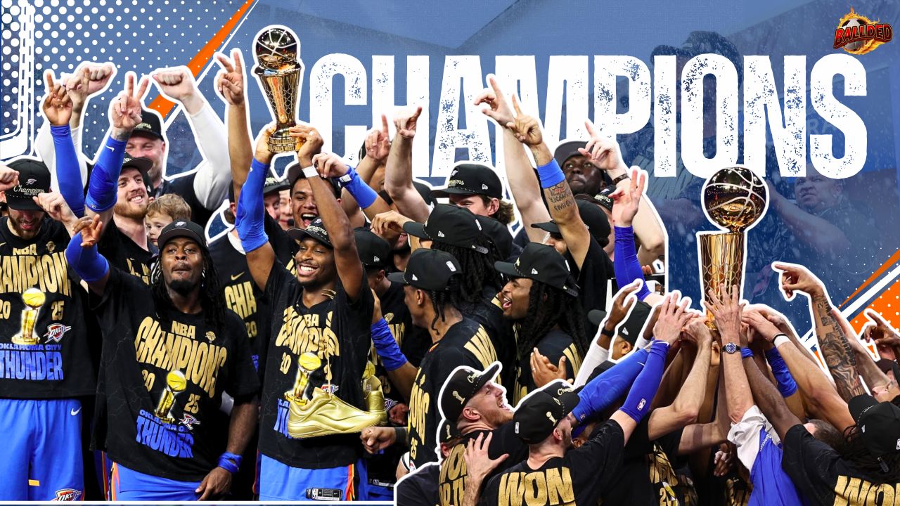 💥ปาฏิหาริย์สายฟ้า! เมื่อ Oklahoma City Thunder ผงาดคว้าแชมป์ NBA อย่างยิ่งใหญ่!