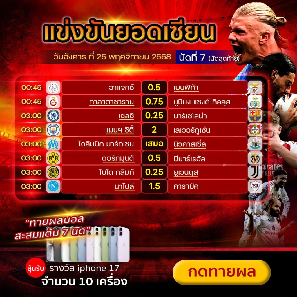 กิจกรรมทายผลบอล