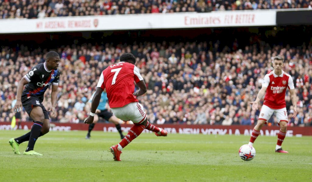 ปืนไล่ยำพาเลซ 4-1หนีเรือ 8 แต้ม