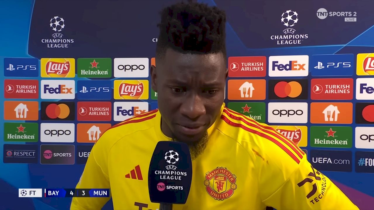 ผมผิดเอง!!! โอนาน่า ยืดอกยอมรับ "วันนี้ที่เราไม่ชนะก็เพราะความผิดพลาดของผมเอง"