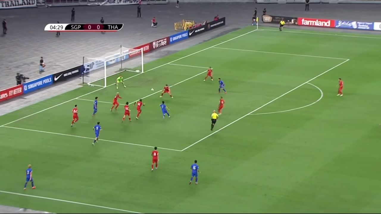 ศุภณัฏฐ์ ซัดเบิ้ล !! เทพมุ้ย ลงมาจัดให้ 2 แอสซิสต์  ช่วยทีมชาติไทย บุกชนะสิงคโปร์ 3 : 1 แซงจีนขึ้นรั้งอันดับ 2 ของกลุ่ม