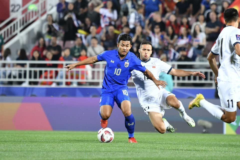 ศุภชัย เหมา 2  พา "ทีมชาติไทย" ชนะคีร์กีซสถาน ประเดิม 3 แต้มแรก เอเชียนคัพ 2023