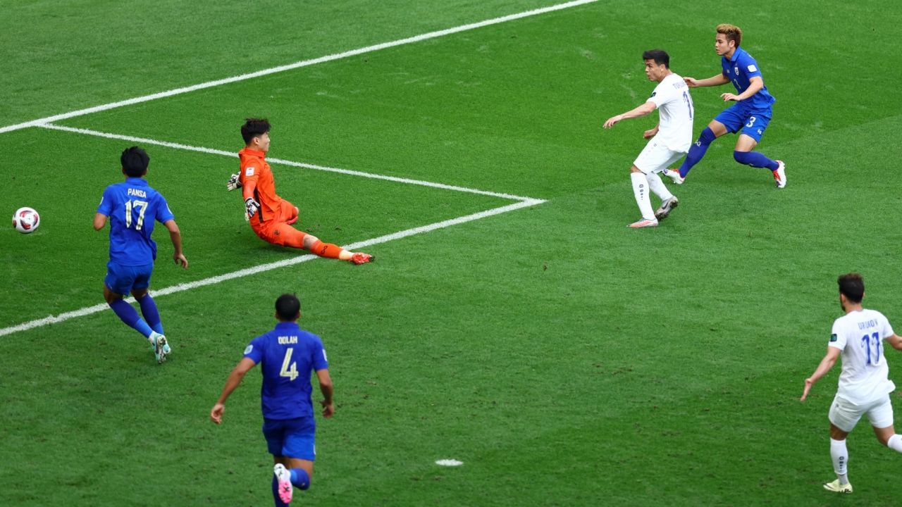 สู้เต็มที่แล้ว "ทีมชาติไทย" จอดป้ายแค่รอบ 16 ทีม หลังพ่ายอุซเบกีสถาน 1 : 2