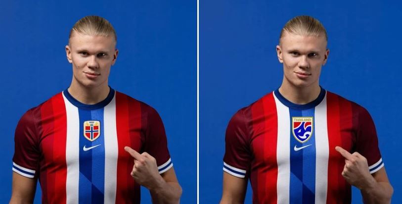 สะดุ้งเลย! แฟนบอลไทยข้องใจ เสื้อนอร์เวย์ เหตุไฉนคุ้นๆ