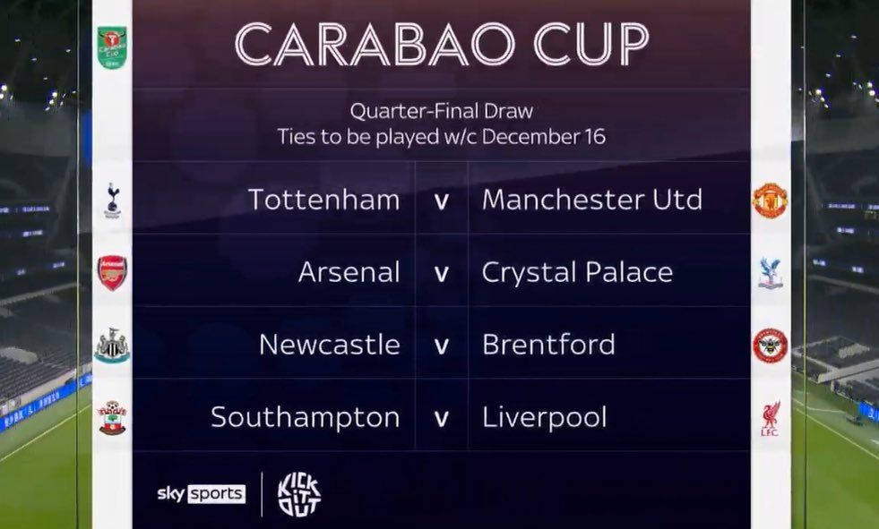 หงส์งานเบา! ผีฟัดไก่ ปืนชนพาเลซ จับติ้วรอบ8ลีกคัพ