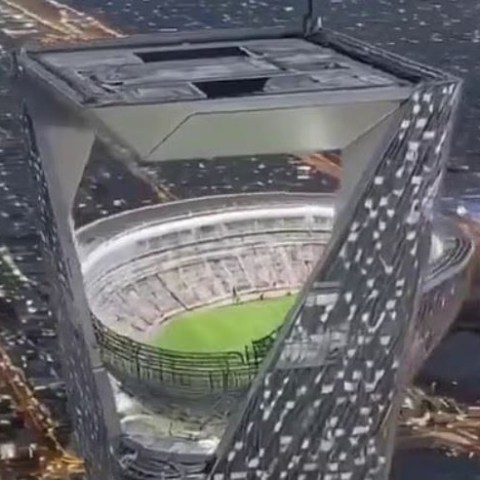 ซาอุฯ เปิดแนวคิดสนามฟุตบอลลอยฟ้า