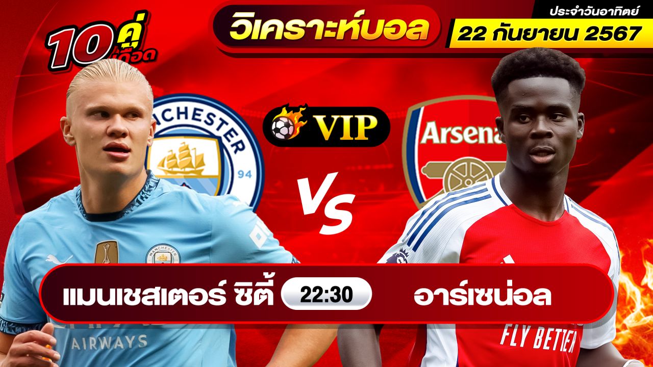 วิเคราะห์บอลวันนี้ ทีเด็ดบอล วันอาทิตย์ที่ 22 กันยายน 2567 By ช็อตเด็ดบอลเต็ง