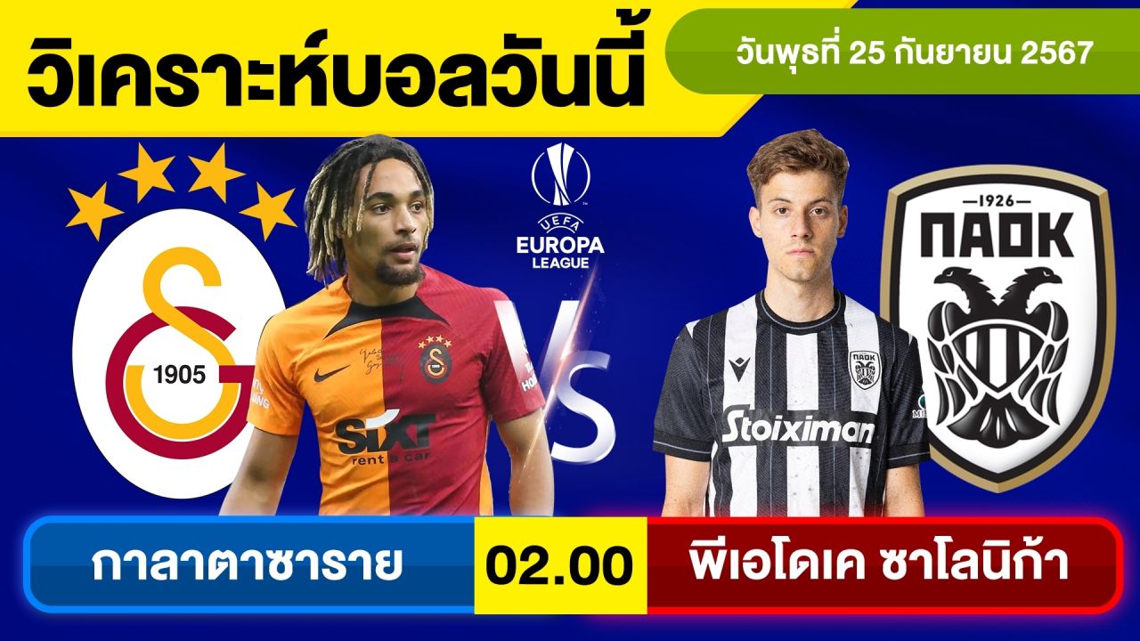 วิเคราะห์บอลวันนี้ วันพุธ ที่ 25 กันยายน 67 บอลเต็ง ทีเด็ดบอลวันนี้ ผลบอล บอลเด็ด By จอห์นบอลเต็ง