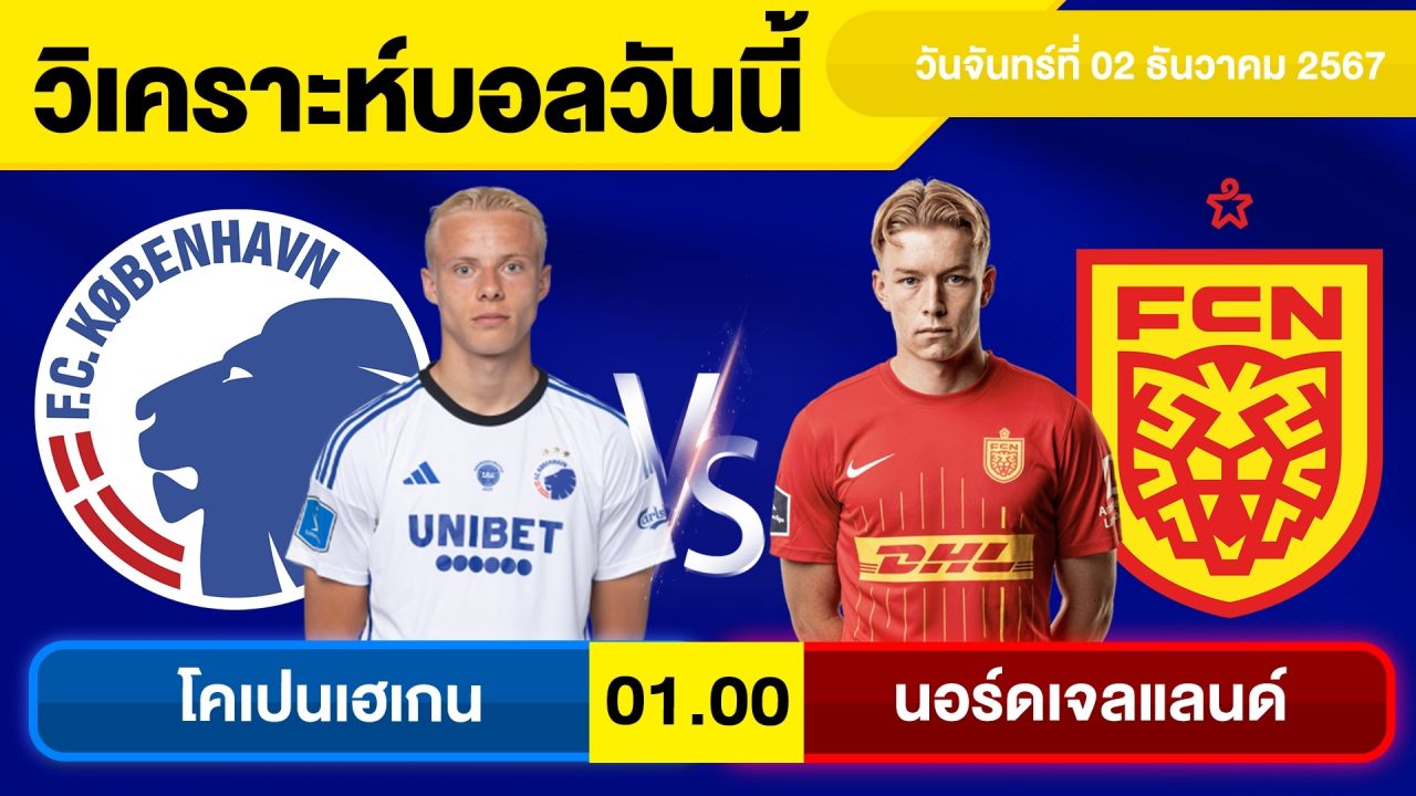 วิเคราะห์บอลวันนี้ วัน จันทร์ ที่ 2 ธ.ค. 67 บอลเต็ง ทีเด็ดบอลวันนี้ ผลบอล บอลเด็ด By จอห์นบอลเต็ง