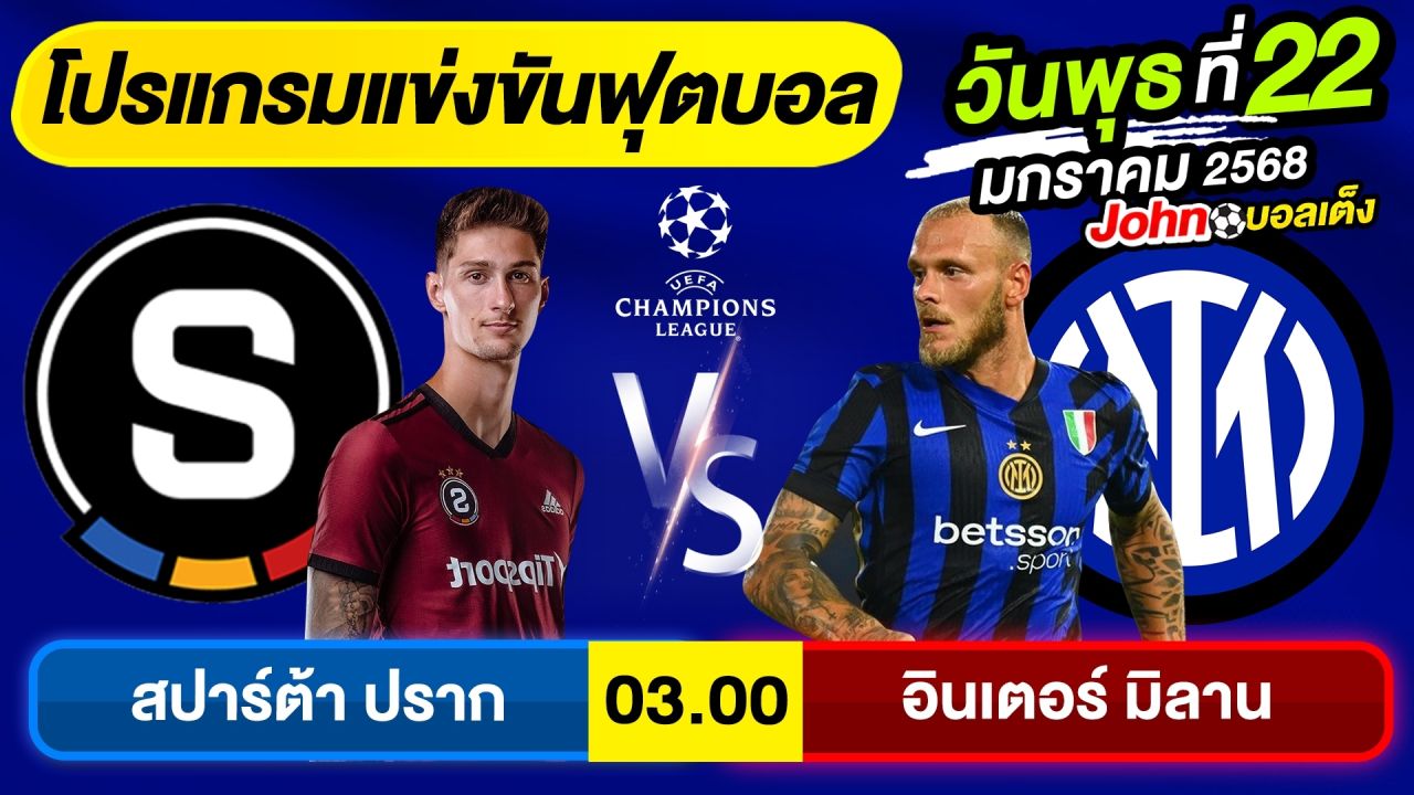 วิเคราะห์บอลวันนี้ บอลเต็ง ทีเด็ดบอล วันพุธ ที่ 22 มกราคม 2568 By จอห์นบอลเต็ง