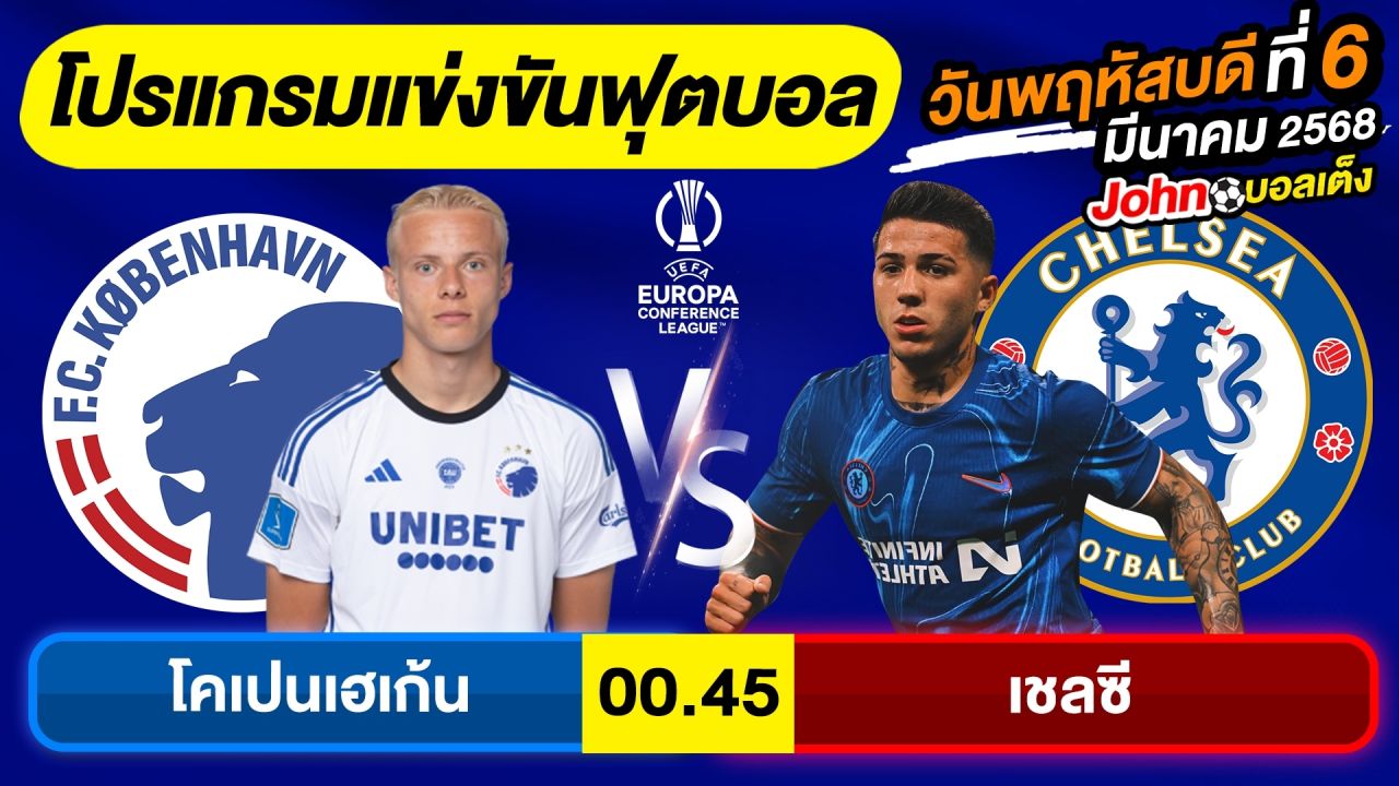 วิเคราะห์บอลวันนี้ บอลเต็ง ทีเด็ดบอล วันพฤหัสบดี ที่ 06 มีนาคม 2568 By จอห์นบอลเต็ง