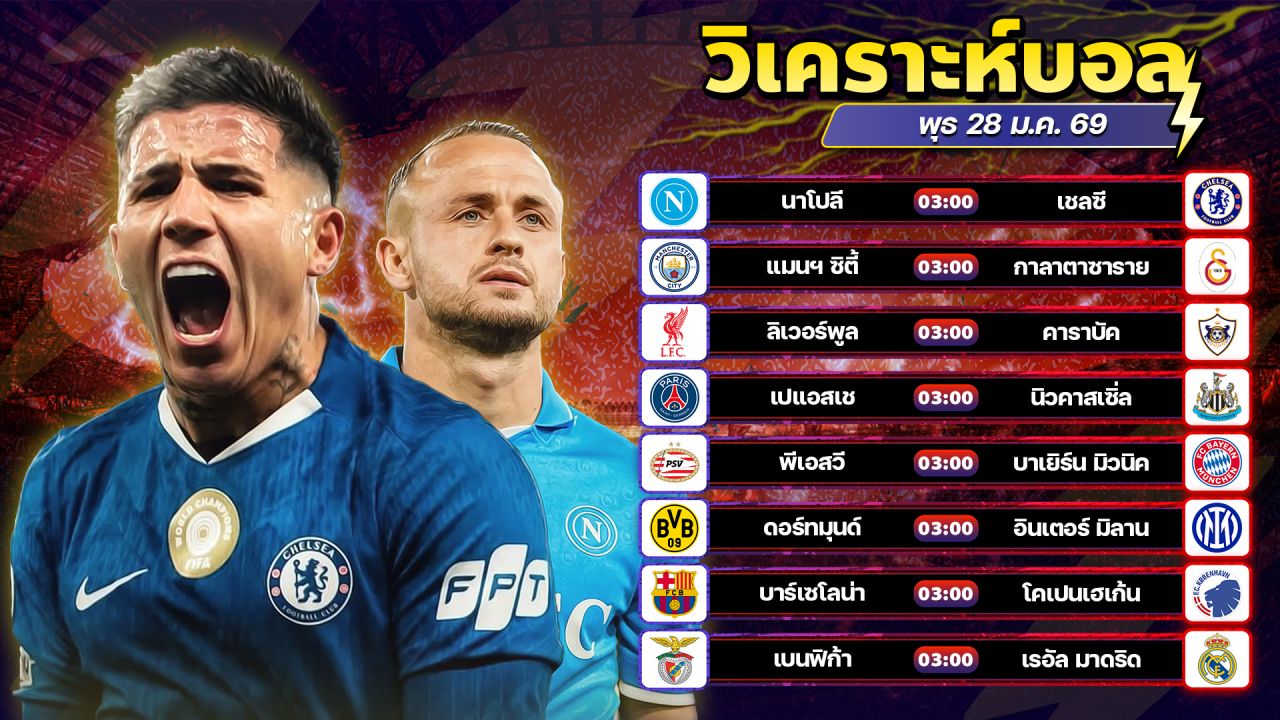 ⚽️🏆🤨วิเคราะห์บอลวันนี้ ทีเด็ดบอล วันพุธ ที่ 28 มกราคม 2569 By อัศวินล้มโต๊ะ l อศว #อศว