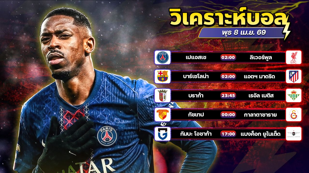 ⚽️🏆😎วิเคราะห์บอลวันนี้ ทีเด็ดบอล วันอังคาร ที่ 7 มษายน 2569 By อัศวินล้มโต๊ะ l อศว #อศว