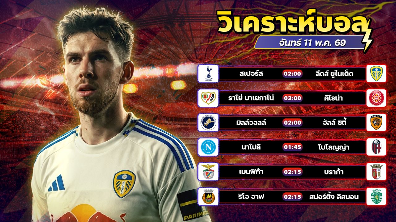 ⚽️👊🏻😉วิเคราะห์บอลวันนี้ ทีเด็ดบอล วันจันทร์ ที่ 11 พฤษภาคม 2569 By อัศวินล้มโต๊ะ l อศว #อศว