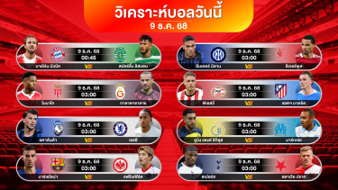 ดูวิเคราะห์ วิเคราะห์บอลยูฟ่าแชมป์เปี้ยนลีก | อินเตอร์ + บาร์ซ่า + สเปอร์ส | 09 ธค 68 #ทีเด็ดบอล