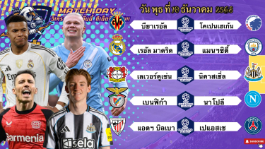 ดูวิเคราะห์ วิเคราะห์บอลวันนี้ 10 ธันวาคม 2568|ทีเด็ดบอล🇪🇸บียาร์เรอัลเอาแน่🇫🇷PSGใส่สุด😉Byบลูบอลเด็ด #ทีเด็ดบอล