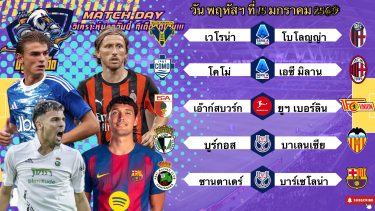 ดูวิเคราะห์ วิเคราะห์บอลวันนี้ พฤหัสฯ ที่ 15 มกราคม 2569|🇮🇹โคโม่ ยันอยู่🇪🇸บาร์ซ่า มาดุ🤨Byบลูบอลเด็ด #ทีเด็ดบอล