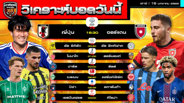 ดูวิเคราะห์ วิเคราะห์บอลวันนี้ | วันที่ 16 มกราคม 2569 | Asian Cup U23 Seria A Bundesliga | by อาทิตย์ บอลเต็ง (@itid007)