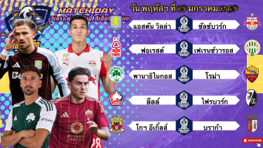 ดูวิเคราะห์ วิเคราะห์บอลวันนี้ พฤหัสฯ ที่ 29 มกราคม 2569|🏴󠁧󠁢󠁥󠁮󠁧󠁿วิลล่าปิดจ๊อบ🇩🇪ไฟรบวร์กสบายๆ🙂Byบลูบอลเด็ด