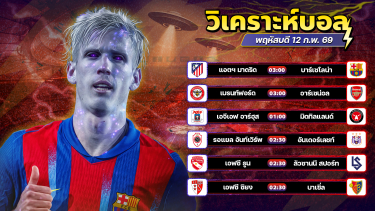 ดูวิเคราะห์ ⚽️🥇🥳วิเคราะห์บอลวันนี้ ทีเด็ดบอล วันพฤหัสบดี ที่ 12 กุมภาพันธ์ 2569 By อัศวินล้มโต๊ะ l อศว #อศว