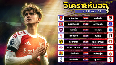 ดูวิเคราะห์ ⚽️🏅🤩วิเคราะห์บอลวันนี้ ทีเด็ดบอล วันเสาร์ ที่ 11 มษายน 2569 By อัศวินล้มโต๊ะ l อศว #อศว