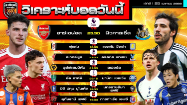 ดูวิเคราะห์ วิเคราะห์บอลวันนี้ | 25 เมษายน 2569 | พรีเมียร์ลีก ACL Elite นัดชิง ไทยลีก | by อาทิตย์ บอลเต็ง (@itid007