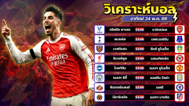 ดูวิเคราะห์ ⚽️🔚😎วิเคราะห์บอลวันนี้ ทีเด็ดบอล วันเสาร์ ที่ 23 พฤษภาคม 2569 By อัศวินล้มโต๊ะ l อศว #อศว